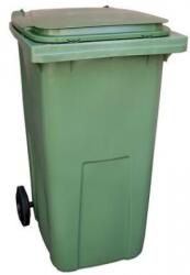  Pubela de exterior din plastic pentru deseuri sortate, volum 240 l, verde M007093 Cos de gunoi