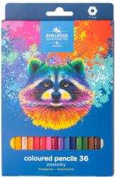 KOH-I-NOOR Creioane colorate KOH-I-NOOR, Raton, 36 culori/set K3555-36R