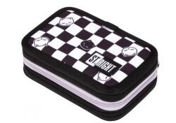 ST.RIGHT Penar echipat cu 3 fermoare, St. Right, colectia Chess Cats 35664458 Penar