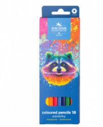 KOH-I-NOOR Creioane colorate KOH-I-NOOR, Raton 18 culori/set K3553-18R