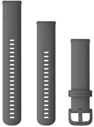 Garmin Curea Garmin Quick Release 20 mm, silicon gri, cataramă din plastic (Venu, Venu Sq, Venu 2 plus etc. ) + partea extinsă