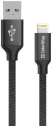 ColorWay Kabel Usb Apple Lightning 2, 4a 2m, Fekete (cw-cbul007-bk)