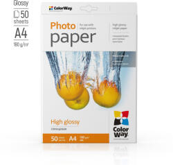 COLORWAY Fotopapir Cw Magas Fenyu 180g/m2, 50db, A4 (pg180050a4)