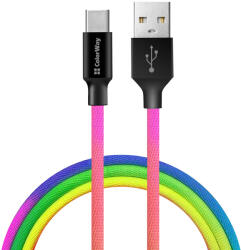 ColorWay Kabel Usb Type-c 2.4a 1m - Multicolor (cw-cbuc018-mc)