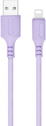 ColorWay Kabel Usb Apple Lightning (soft Silicone) 2.4a 1m, Purple (cw-cbul044-pu)