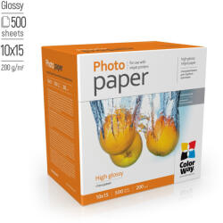 COLORWAY Fotopapir Cw Magas Fenyu 200g/m2, 500db, 10x15 (pg2005004r)