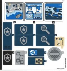 LEGO® 60418stk01 - LEGO Matrica lap - 60418 készlethez (60418stk01)