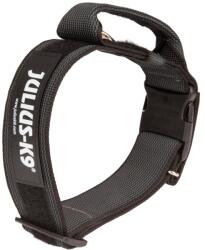 Julius-K9 zgardă cu mâner, negru 38-53 cm / 40 mm