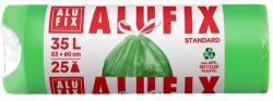 Alufix Szemeteszsák, zárószalagos, 35 l, 25 db, 53x60 cm, 15 , ALUFIX, zöld MSZH35UNINEW (MSZH35UNINEW)