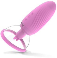 Teazers Suction Cup with Clitoris Vibrator Purple Vibrator