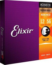 Elixir 16077 Nanoweb 12-56 Corzi chitare acustice (16077)