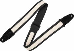 Levy's Cotton Combo Black & Cream Curea de chitară (<![CDATA[MC2CG-BLK-CRM]]>)