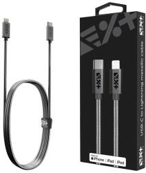 NEXTONE LGHT-USBC-MET-SG 1, 2m USB C-Lightning metál asztroszürke kábel (LGHT-USBC-MET-SG) - haztartasibolt