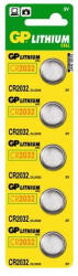 GP Batteries GP CR2032 lítium gombelem 5db/bliszter (B1532) - haztartasibolt