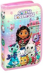 Gabby's Dollhouse Penar cu 1 fermoar si 2 flapsuri, Gabbys Dollhouse Penar