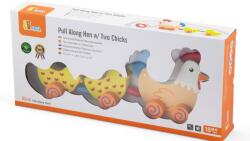 Viga Toys Jucarie de tras, Viga, Closca cu puisori