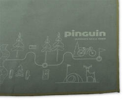Pinguin Micro törölköző térkép 60 x 120 cm, szürke