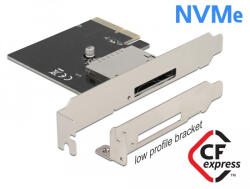 Delock PCI Express Kártya > 1 x külső CFexpress csatlakozóhoz (91755) (91755)