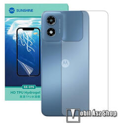 SUNSHINE Hydrogel TPU hátlapvédő fólia - 1db, Ultra Clear - MOTOROLA Moto G Play (2024) (SUNS285953)