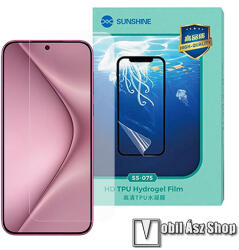 SUNSHINE Hydrogel TPU képernyővédő fólia - Ultra Clear, ÖNREGENERÁLÓ! - 1db, TOKBARÁT - HUAWEI Pura 70 (ADY-LX9/AL00) (SUNS285724)