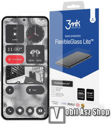 3mk Protection Nothing Phone (2a), 3MK FLEXIBLE GLASS LITE flexibilis üvegfólia, 1db, 0.16mm, 6H