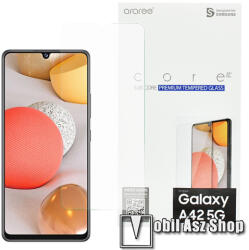 Samsung előlap védő karcálló edzett üveg - 0, 33 mm vékony, 9H, Arc Edge, A képernyő sík részét védi - SAMSUNG Galaxy A42 5G (SM-A425F) - GP-TTA426KDATW (GP-TTA426KDATW)