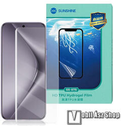 SUNSHINE Hydrogel TPU képernyővédő fólia - Ultra Clear, ÖNREGENERÁLÓ! - 1db, TOKBARÁT - HUAWEI Pura 70 Pro / 70 Pro Plus (SUNS285772)