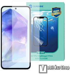 SUNSHINE Hydrogel TPU képernyővédő fólia - Ultra Clear, ÖNREGENERÁLÓ! - 1db, TOKBARÁT - SAMSUNG Galaxy A55 5G (SM-A556) (SUNS285920)