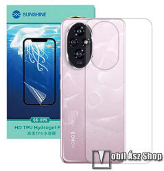 SUNSHINE Hydrogel TPU hátlapvédő fólia - 1db, Ultra Clear - HUAWEI Honor 200 (ELI-AN00) (SUNS285698)
