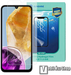 SUNSHINE Hydrogel TPU képernyővédő fólia - Ultra Clear, ÖNREGENERÁLÓ! - 1db, TOKBARÁT - SAMSUNG Galaxy M15 5G (SM-M156B/DSN) (SUNS285926)
