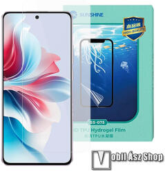 SUNSHINE Hydrogel TPU képernyővédő fólia - Ultra Clear, ÖNREGENERÁLÓ! - 1db, a teljes képernyőt védi - Oppo Reno11 F 5G (CPH2603) (SUNS285846)