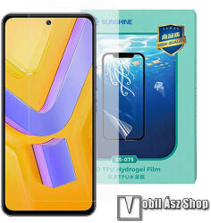 SUNSHINE Hydrogel TPU képernyővédő fólia - Ultra Clear, ÖNREGENERÁLÓ! - 1db, a teljes képernyőt védi - vivo V40 SE 5G (SUNS285840)