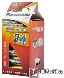 Panasonic PRO POWER szupertartós elem - 24db / csomag, AA, LR6PPG, 1.5V, alkáli - LR6PPG-24PD / LR6PPG-24CD / LR6XEG/24CD (LR6PPG-24PD_LR6PPG-24CD_LR6XEG_24CD)