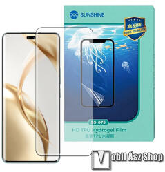 SUNSHINE Hydrogel TPU képernyővédő fólia - Ultra Clear, ÖNREGENERÁLÓ! - 1db, a teljes képernyőt védi - HUAWEI Honor 200 Pro (ELP-AN00) (SUNS285707)