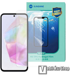 SUNSHINE Hydrogel TPU képernyővédő fólia - Ultra Clear, ÖNREGENERÁLÓ! - 1db, TOKBARÁT - SAMSUNG Galaxy M35 5G (SM-M356B/DS) (SUNS285633)