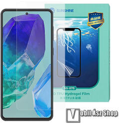 SUNSHINE Hydrogel TPU képernyővédő fólia - Ultra Clear, ÖNREGENERÁLÓ! - 1db, a teljes képernyőt védi - SAMSUNG Galaxy M55 5G (SM-M556B/DS) (SUNS285890)