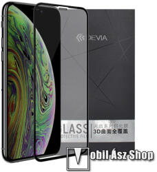 DEVIA APPLE iPhone 11 Pro Max, XS Max, DEVIA 3D üvegfólia, 9H, 0, 26mm, Teljes, Fekete (311871 / C0910)
