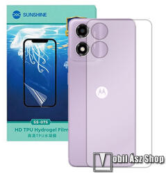 SUNSHINE Hydrogel TPU hátlapvédő fólia - 1db, Ultra Clear - MOTOROLA Moto E14 (XT2421-14) (SUNS285686)