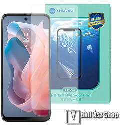 SUNSHINE Hydrogel TPU képernyővédő fólia - Ultra Clear, ÖNREGENERÁLÓ! - 1db, a teljes képernyőt védi - MOTOROLA Moto G Play (2024) (SUNS285950)