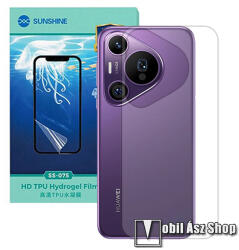 SUNSHINE Hydrogel TPU hátlapvédő fólia - 1db, Ultra Clear - HUAWEI Pura 70 Pro / 70 Pro Plus (SUNS285776)