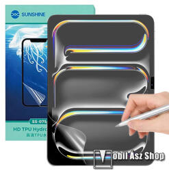 SUNSHINE Hydrogel TPU képernyővédő fólia - Ultra Clear, ÖNREGENERÁLÓ! - 1db, a teljes képernyőt védi - APPLE iPad Pro 13 (2024) (A2926/A3007) (SUNS285857)