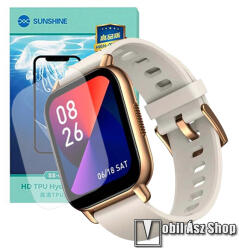 SUNSHINE Hydrogel TPU okosóra képernyővédő fólia - Ultra Clear, ÖNREGENERÁLÓ! - 1db - Zeblaze Btalk (SUNS286069)