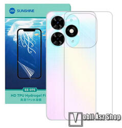 SUNSHINE Hydrogel TPU hátlapvédő fólia - 1db, Ultra Clear - Tecno Spark 20C (BG7n/BG7) (SUNS285836)