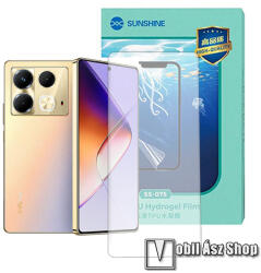 SUNSHINE Hydrogel TPU képernyővédő fólia - Ultra Clear, ÖNREGENERÁLÓ! - 1db, a teljes képernyőt védi - Infinix Note 40 4G / Note 40 Pro 4G (SUNS285689)
