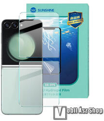 SUNSHINE Hydrogel TPU hátlapvédő fólia - 1db, Ultra Clear - SAMSUNG Galaxy Z Flip6 (SM-F741) (SUNS285627)