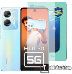 SUNSHINE Hydrogel TPU képernyővédő fólia - Ultra Clear, ÖNREGENERÁLÓ! - 1db, TOKBARÁT - Infinix Hot 30 5G (X6832) (SUNS286045)