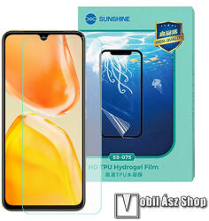 SUNSHINE Hydrogel TPU képernyővédő fólia - Ultra Clear, ÖNREGENERÁLÓ! - 1db, a teljes képernyőt védi - Vivo X80 Lite (V2208) (SUNS285787)