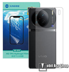 SUNSHINE Hydrogel TPU hátlapvédő fólia - 1db, Ultra Clear - Vivo X90 Pro (V2242A/V2219) (SUNS285796)
