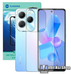 SUNSHINE Hydrogel TPU hátlapvédő fólia - 1db, Ultra Clear - Infinix Hot 40 (X6836) (SUNS286001)