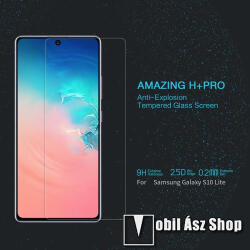 Nillkin SAMSUNG Galaxy S10 Lite (SM-G770F), Galaxy A91 (SM-A915F), NILLKIN Amazing H+PRO üvegfólia, 0, 2mm, 9H, Sík részre